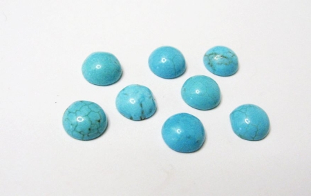 Edelstein Cabochon Türkis 8mm